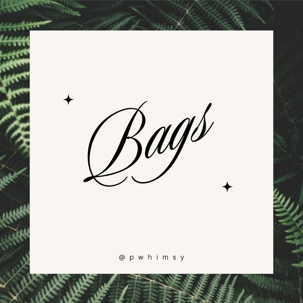 Bags Header image - Not for Sale